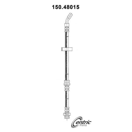 Centric Parts Brake Hose, 150.48015 150.48015